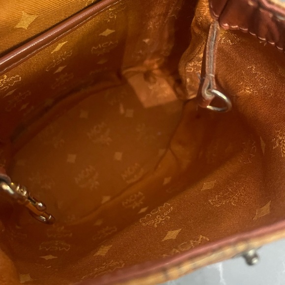 Vintage Mcm cognac Germany made back pack